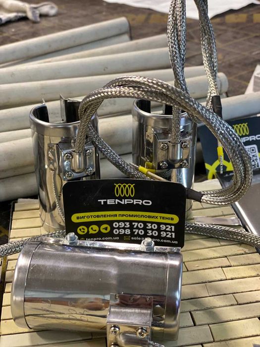 Металевий хомутовий нагрівач. слюдяний тен. нагрівач для екструдера