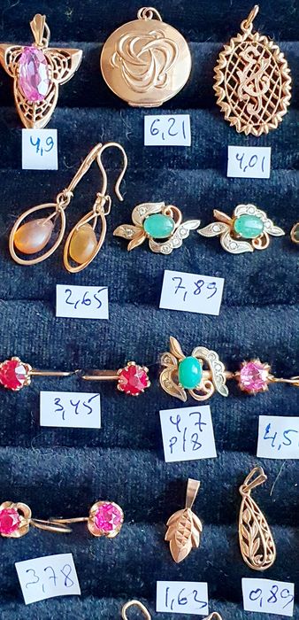 В продаже золотые изделия производства СССР