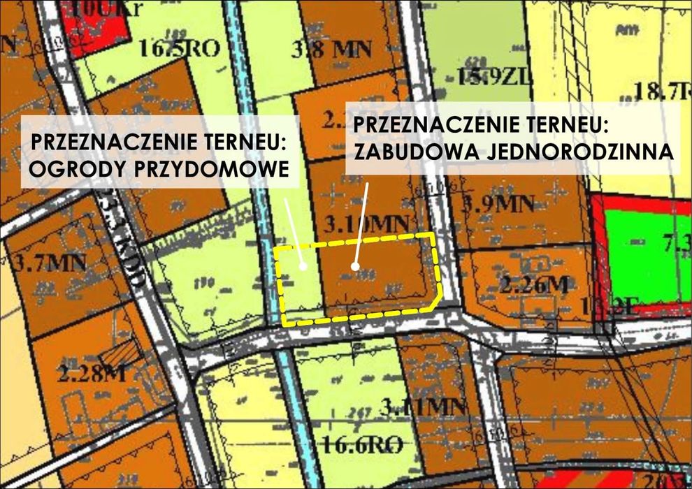 Działka budowlana w okolicy lasów