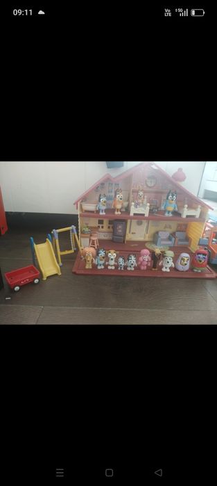 Duży zestaw Bluey