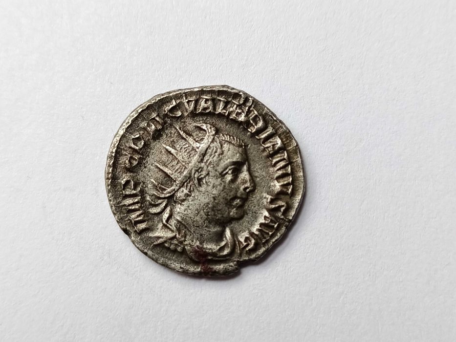 Antoninian (253 -260 n.e.) Valerian Cesarstwo Rzymskie oryginał Srebro