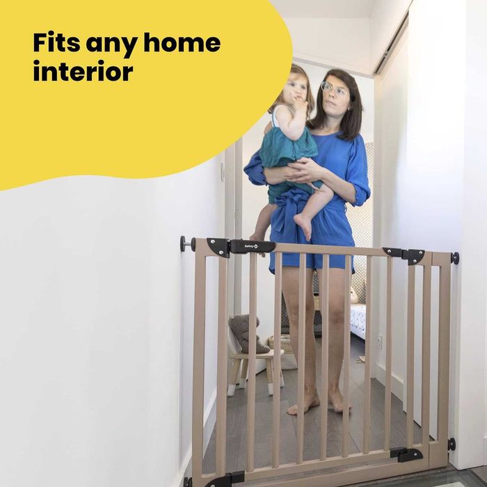 Barierka na drzwi Safety 1ST rozporowa odcienie brązu i beżu