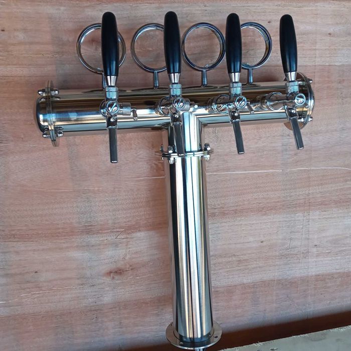 Пивная колонна на 4 сортов пива кваса лимонада