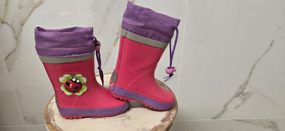 Kalosze dla dziewczynki z biedronką  20-21