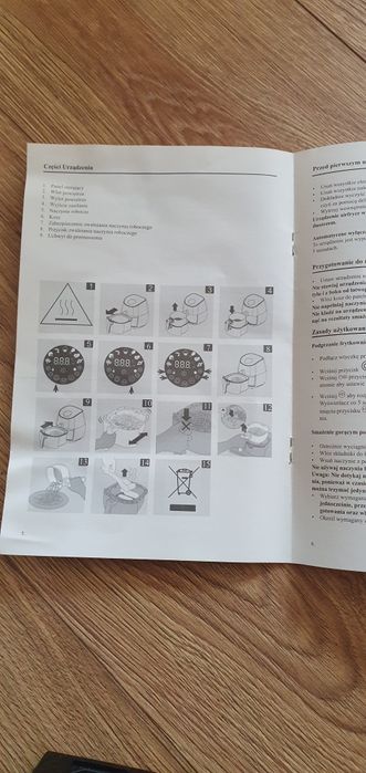 Frytkownica beztłuszczową Germin