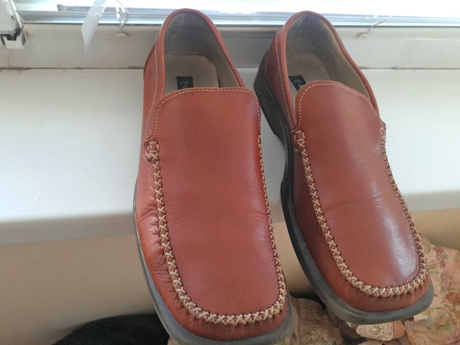 мужские мокасины Skechers  Италия кожа