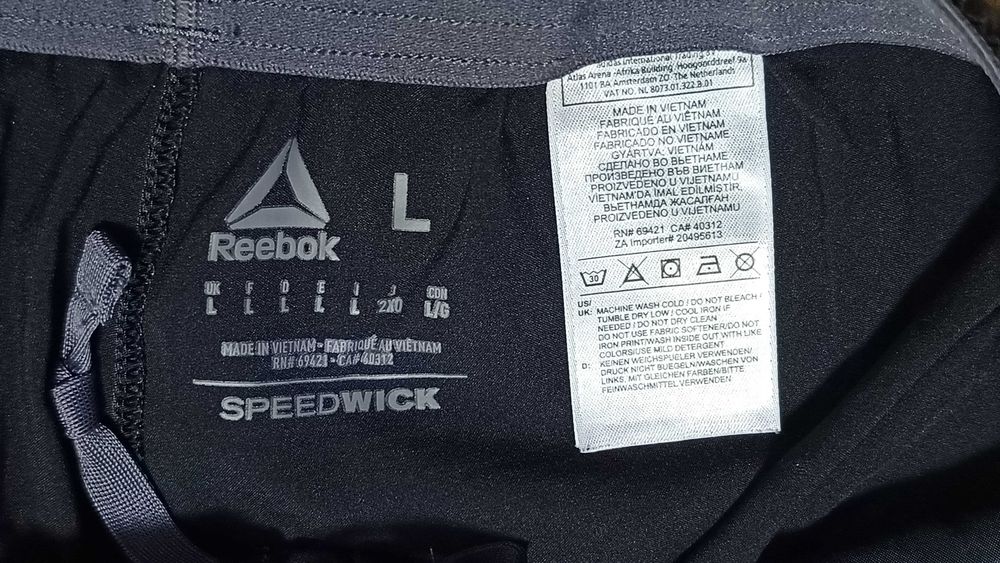 Męskie krótkie spodnie sportowe REEBOK r.L stan idealny