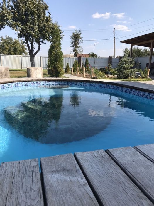 ДОМ-ТЕРЕМ-г.СУМЫ- ПОСУТОЧНО (сауна и бассейн)+БАССЕЙН (3.5*7*1,8 м)