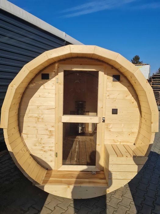 KOMPLET SPA JACUZZI SAUNA BECZKA od producenta transport