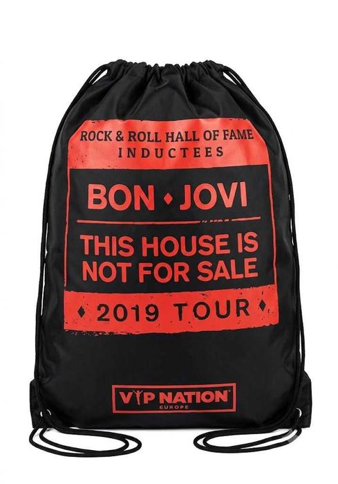 Колекційна  торба мішок Bon Jovi «This House Is Not For Sale» 2019 Tour