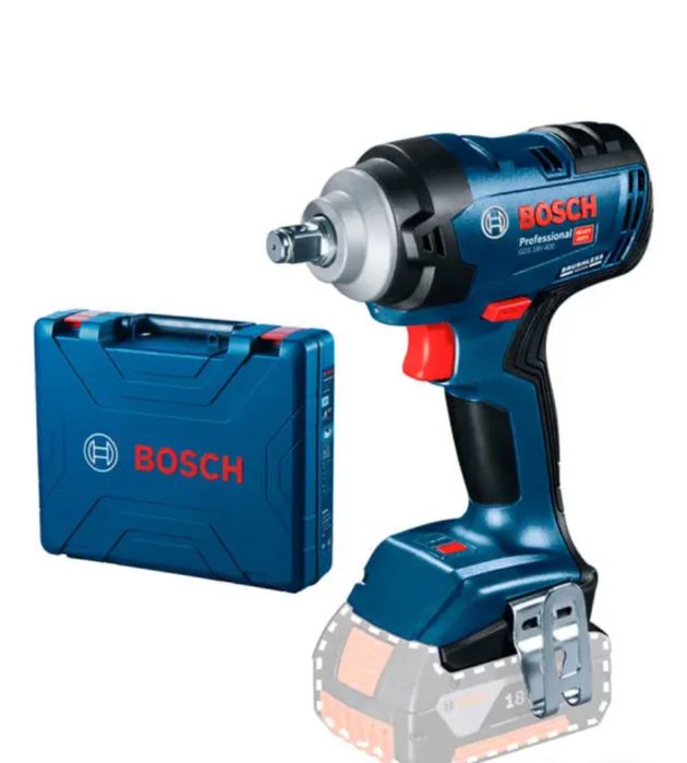 Безщітковий ударний гайковерт  Bosch GDS18V-400 Н·м без акб і з/п