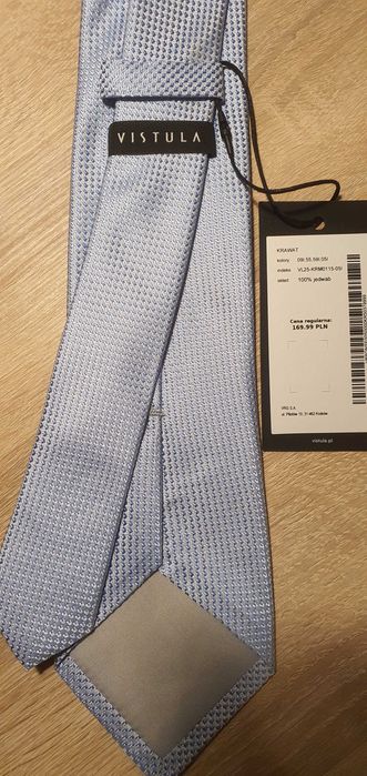 Nowy krawat Vistula - błękitny