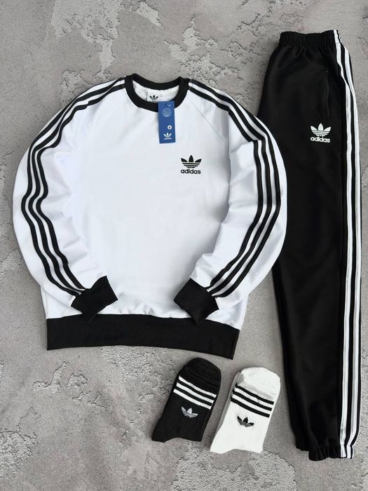 ADIDAS світшот з лампасами | кофта адідас унісекс