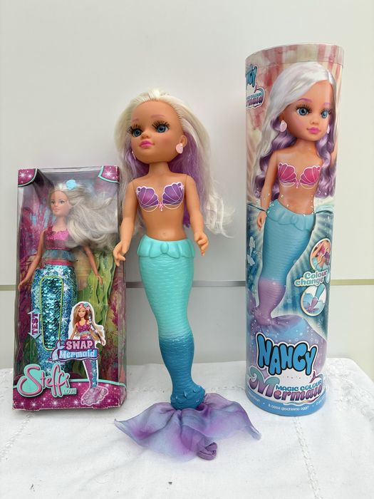 Nancy Sereia Boneca Sereia 2 em 1 cauda de sereia/ pernas de princesa