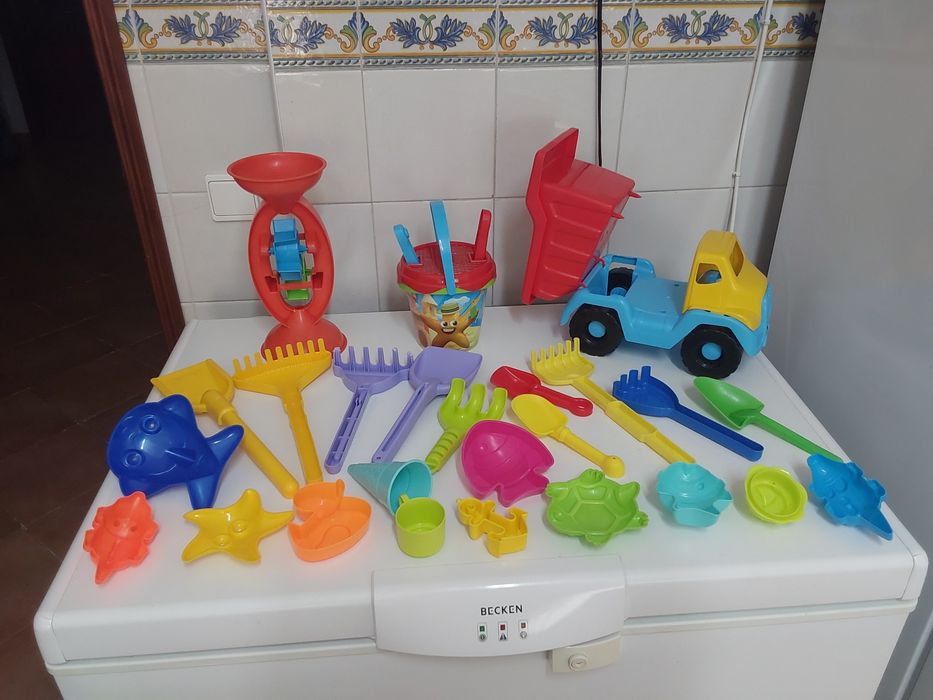 BRINQUEDOS PARA BEBÉ BRINCAR NA AREIA.Casa,Praia,Campismo,Quarto,Sala.