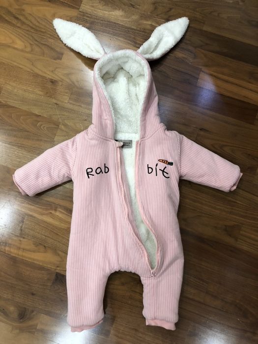 Комбенизон детский очень теплый на меху и синтипоне