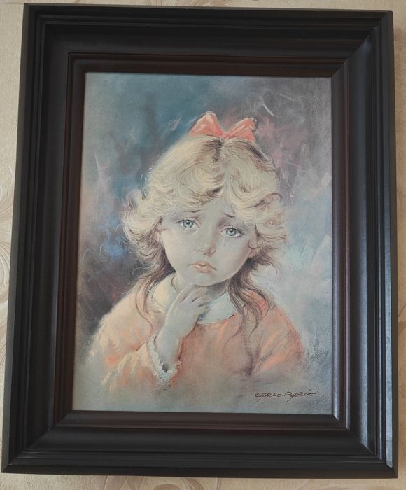 Obraz płacząca dziewczynka