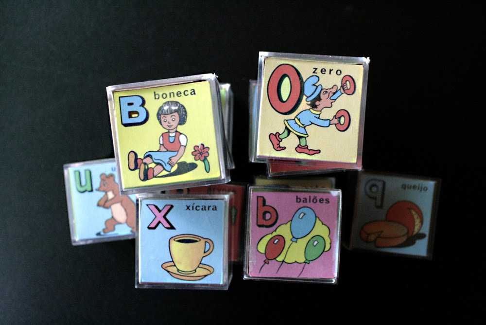 O meu ABC: Cubos educativos da Majora, antigos