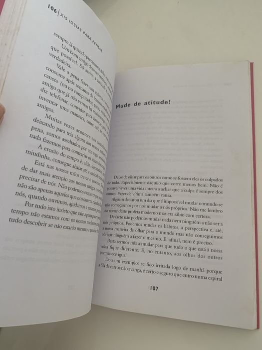 Livro XIS Ideias Para Pensar