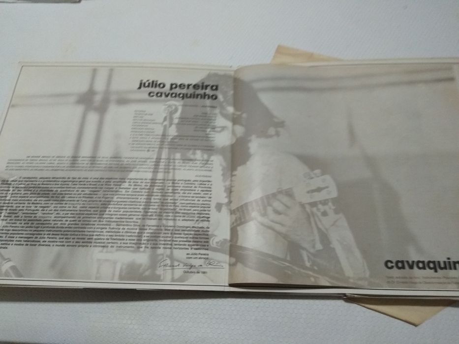 Disco vinil Júlio Pereira . Cavaquinho