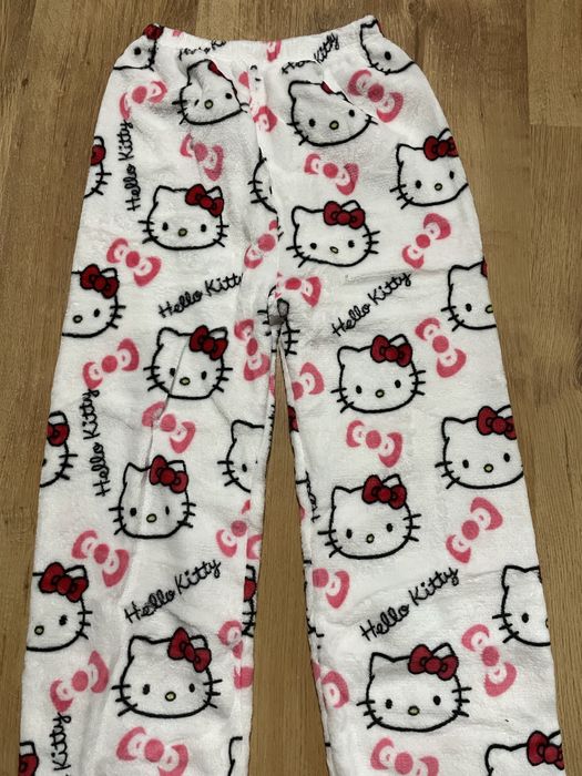 Spodnie hello kitty xs biale