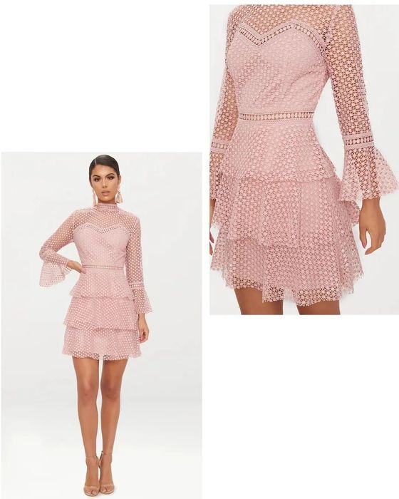 Шикарное кружевное платье Prettylittlething/Красива сукня/Гарне плаття