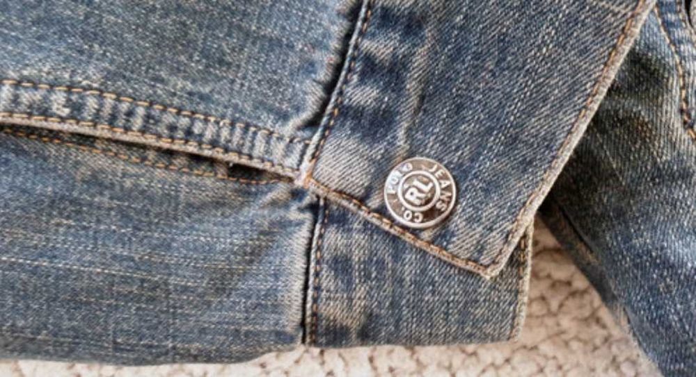 Jeansowa kurtka ralph lauren vintage retro grunge