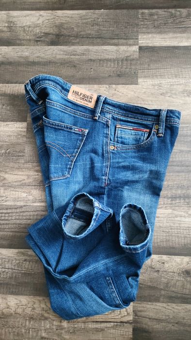 šwietne skinny HILFIGER 29/34 w super stanie