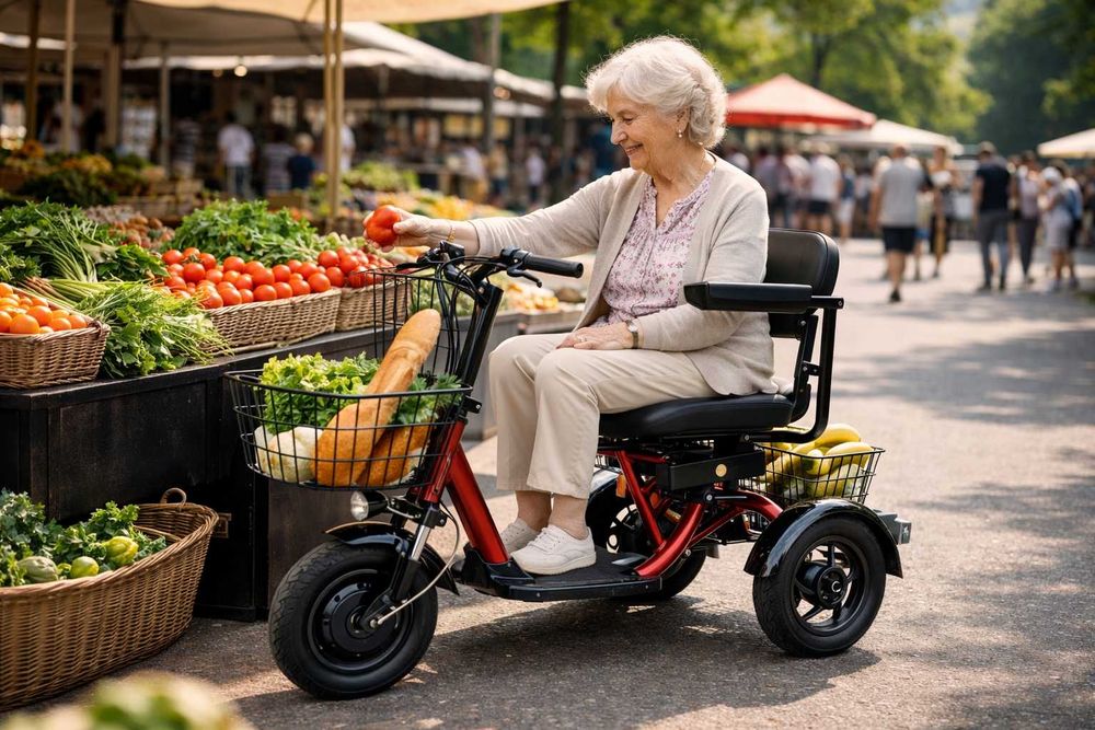 Skuter elektryczny dla seniorów i nie tylko