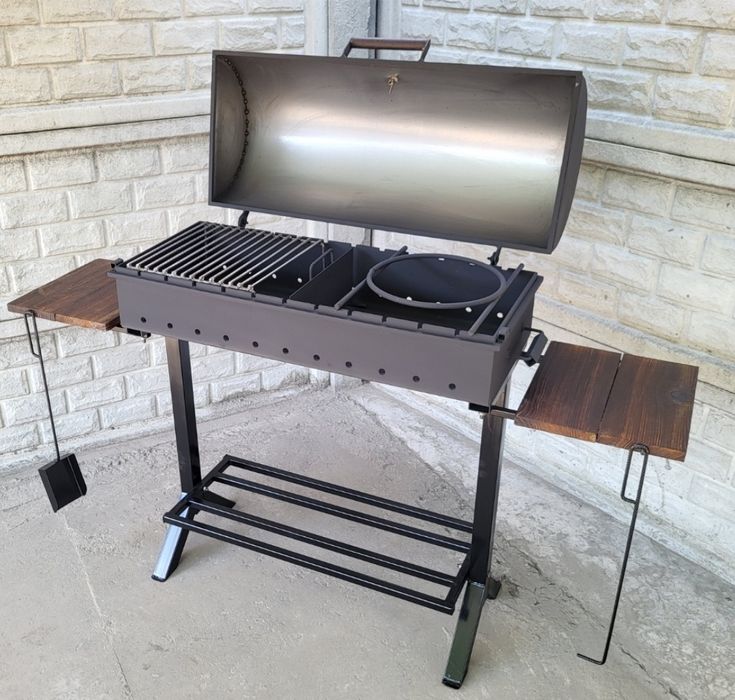 ХІТ! 3/4/5мм! ГАРАНТІЯ! Мангал Барбекю з Кришкою/Під казан/ Лофт