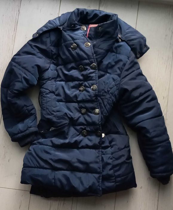 kurtka zimowa dziewczęca 146-152