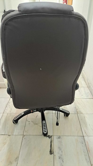 Cadeira de Escritório com Massagem e Aquecimento - Castanho