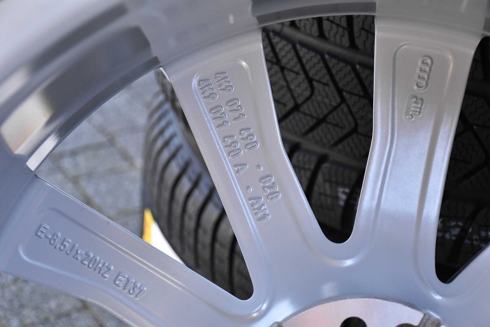 NOWE Koła zimowe OEM Audi A6 S6 C8 A7 S7 4K 20" NOWE Pirelli AO 2024r