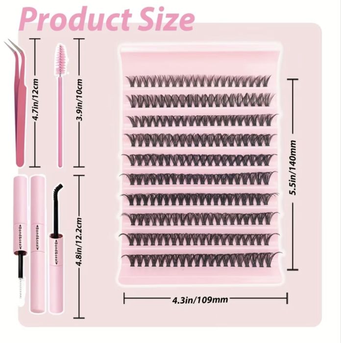 Набір накладних вій 30D