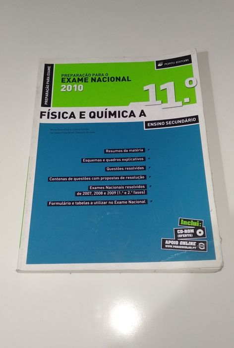 Livros de preparação para o exame nacional de Física e Química A