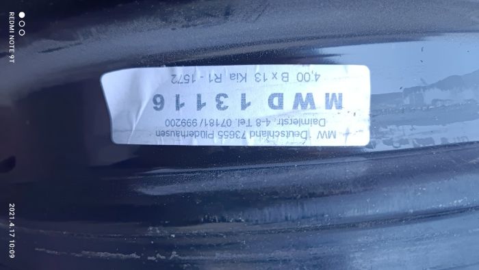 ДИСКИ НА 13 дюймів на 155 резину (4шт)