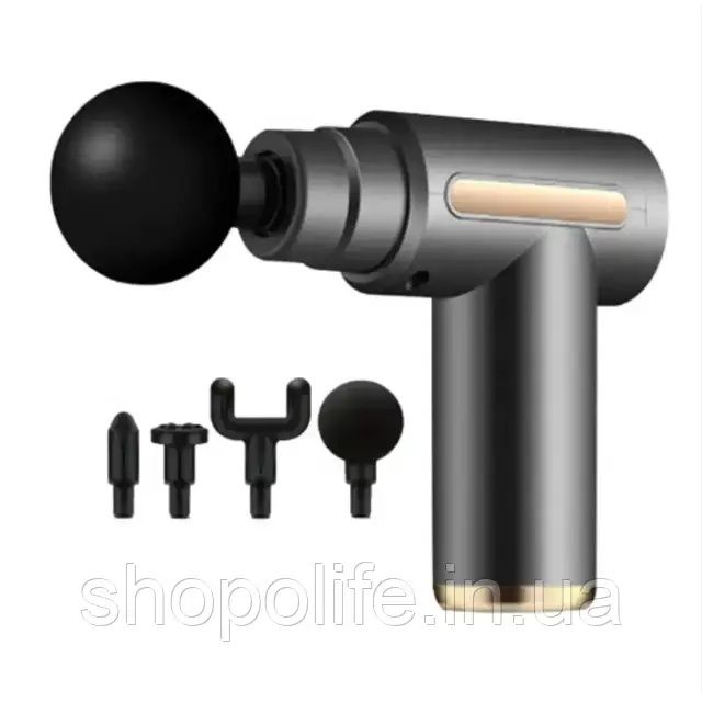 УЦЕНКА!! Массажер пистолет Massage Gun аккумуляторный перкуссионный 6