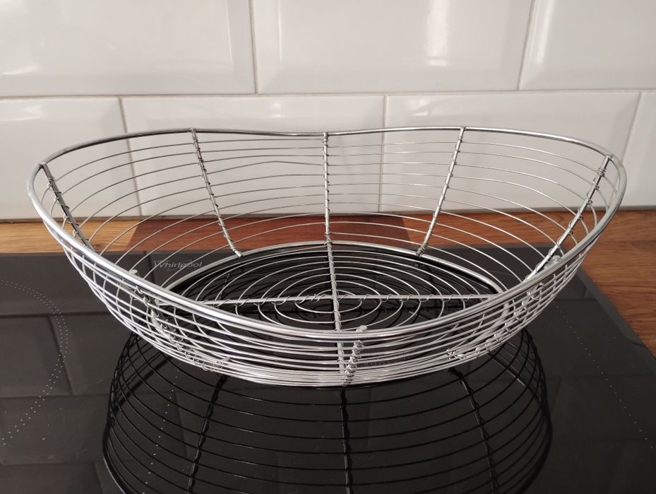 Koszyk druciany chromowany