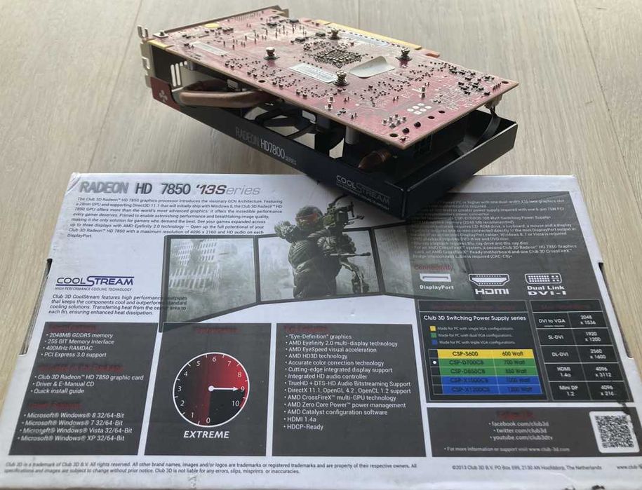 Karta graficzna Club3D Radeon HD 7850 Royal Queen 2GB DDR5 256bit