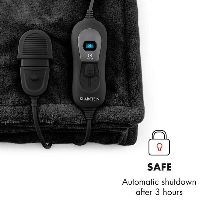 Электрическое одеяло Watson XL 130*180 Черный , 120 ватт