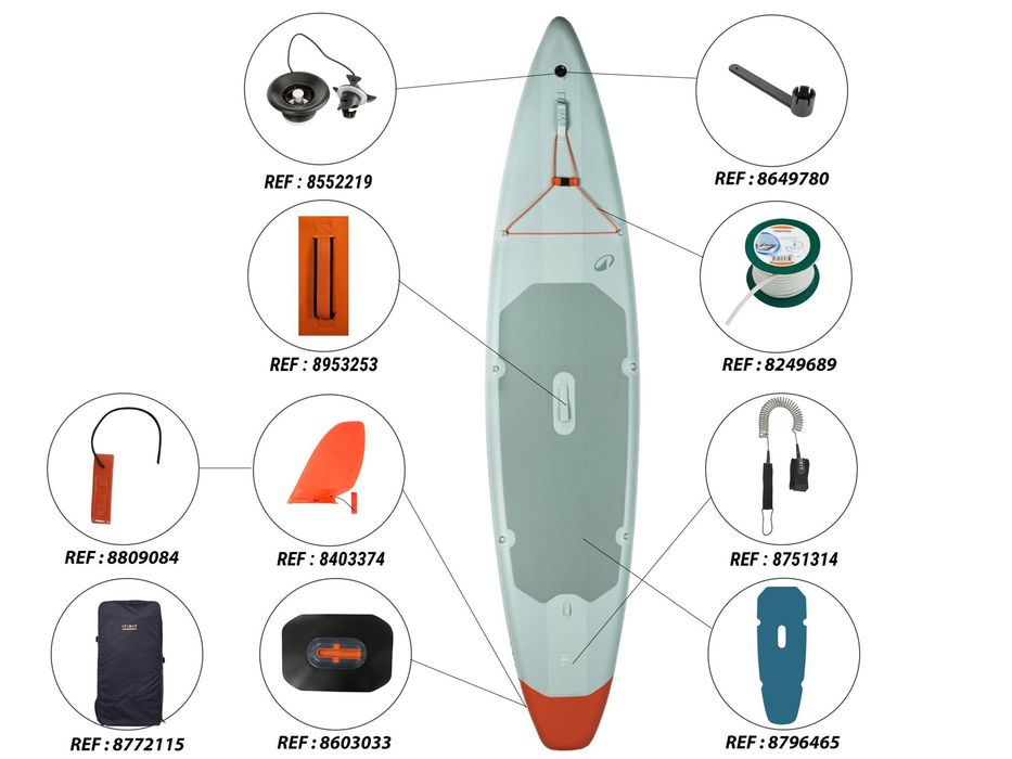Deska SUP Exploration 500 381cm 12'6