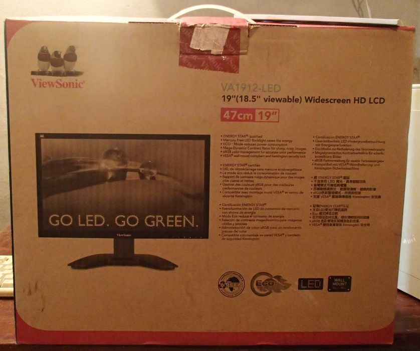 Монитор ViewSonic VA1912-LED