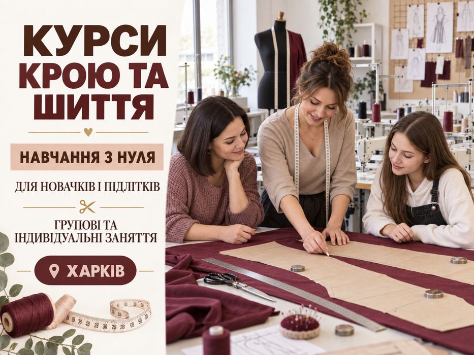 Курси крою та шиття у Харкові