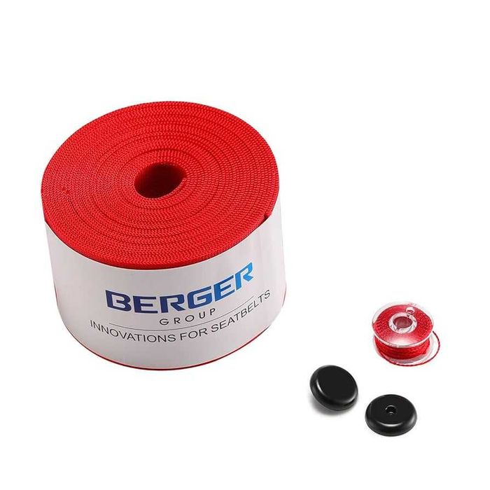 Conjunto 5 Cintos de Segurança Vermelhos - Novos