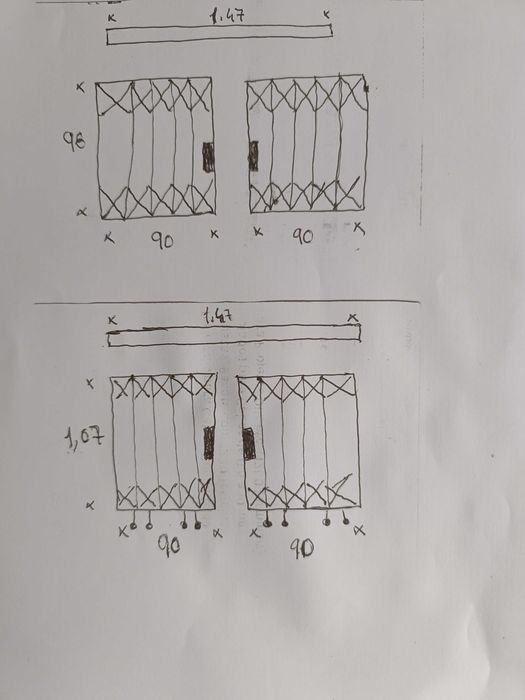 Grades de lagarta