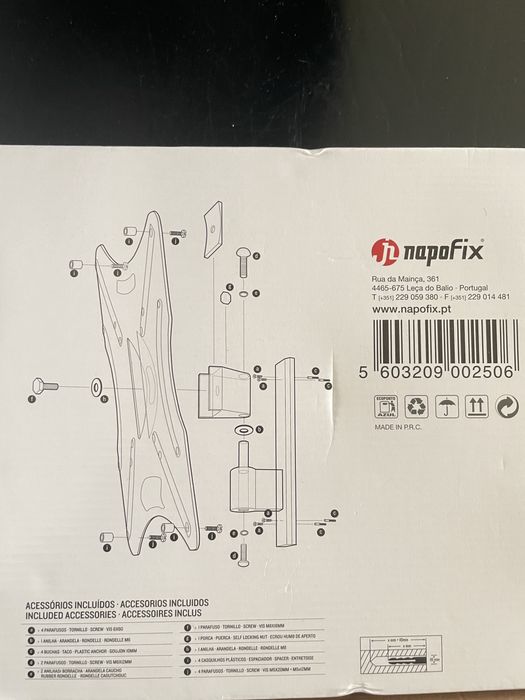 Suporte de Parede TV Napofix 250