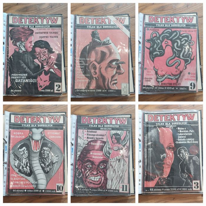 Miesięcznik czasopismo Detektyw