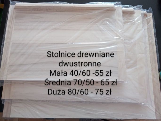 Stolnica drewniana dwustronna średnia