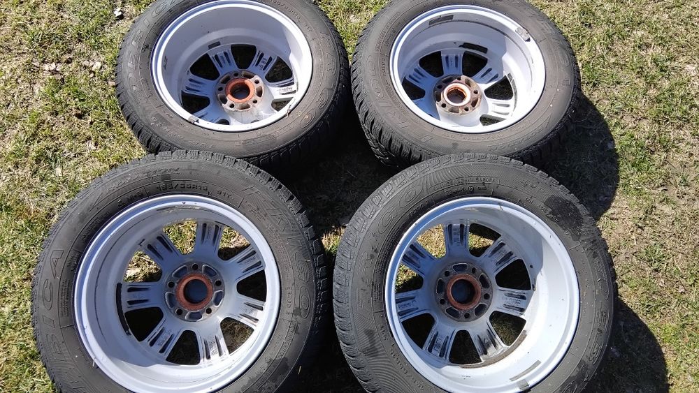 Felgi aluminiowe 15 cali, obręcze do  golf 5, Borbet 5x112 plus śruby
