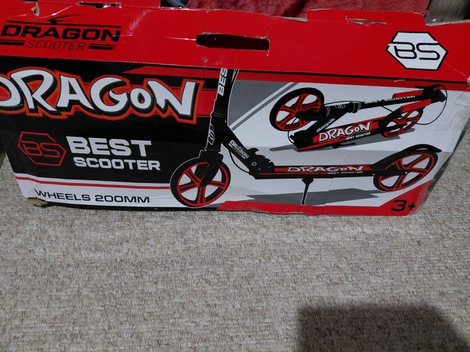 Продам самокат двоколісний фіолетовий складний Best Scooter Dragon